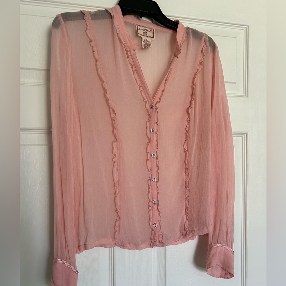 April Cornell Sheer Blouse